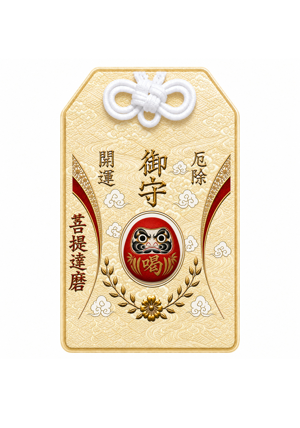 禅武士道御守り オリジナル 菩提達磨デザイン